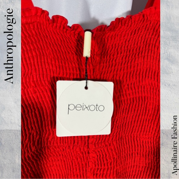 Anthropology by PEIXOTO - Red Belle Ruched Mini Dress - Picture 6 of 7